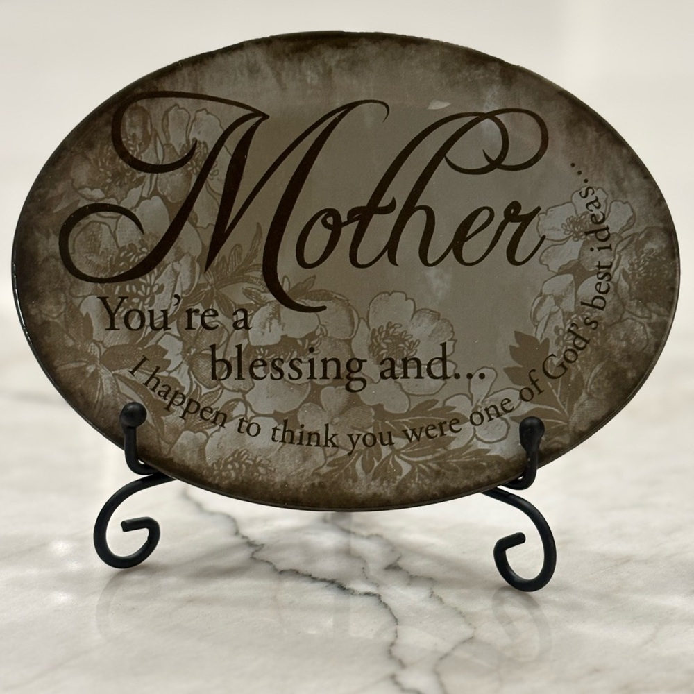 Decorative Plaque with Mother Quote Same Day Shipping